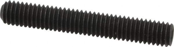 Value Collection - 3/8-16 UNC, 2-1/2" OAL, Cup Point Set Screw - Grade 8 Alloy Steel, 3/16" Key - Eagle Tool & Supply