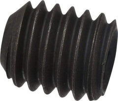 Value Collection - 7/16-14 UNC, 1/2" OAL, Cup Point Set Screw - Grade 8 Alloy Steel, 7/32" Key - Eagle Tool & Supply