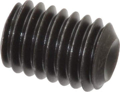 Value Collection - 7/16-14 UNC, 5/8" OAL, Cup Point Set Screw - Grade 8 Alloy Steel, 7/32" Key - Eagle Tool & Supply