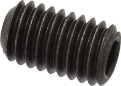 Value Collection - 7/16-14 UNC, 3/4" OAL, Cup Point Set Screw - Grade 8 Alloy Steel, 7/32" Key - Eagle Tool & Supply