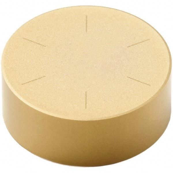 Seco - RNMN32 Grade CBN300P PCBN Turning Insert - TiAlN/TiN Finish, Round, 3/8" Inscr Circle, 1/8" Thick - Eagle Tool & Supply