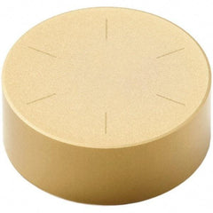 Seco - RNMN32 Grade CBN300P PCBN Turning Insert - TiAlN/TiN Finish, Round, 3/8" Inscr Circle, 1/8" Thick - Eagle Tool & Supply