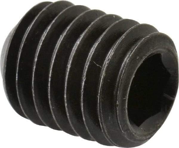 Value Collection - 1/2-13 UNC, 5/8" OAL, Cup Point Set Screw - Grade 8 Alloy Steel, 1/4" Key - Eagle Tool & Supply