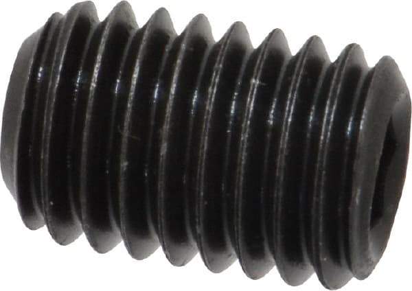Value Collection - 1/2-13 UNC, 3/4" OAL, Cup Point Set Screw - Grade 8 Alloy Steel, 1/4" Key - Eagle Tool & Supply