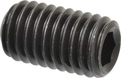 Value Collection - 1/2-13 UNC, 7/8" OAL, Cup Point Set Screw - Grade 8 Alloy Steel, 1/4" Key - Eagle Tool & Supply
