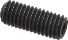Value Collection - 1/2-13 UNC, 1-1/4" OAL, Cup Point Set Screw - Grade 8 Alloy Steel, 1/4" Key - Eagle Tool & Supply