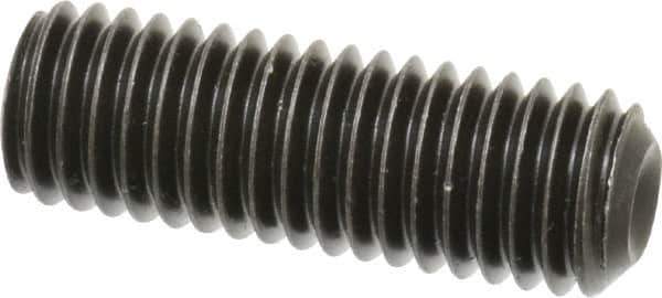 Value Collection - 1/2-13 UNC, 1-1/2" OAL, Cup Point Set Screw - Grade 8 Alloy Steel, 1/4" Key - Eagle Tool & Supply