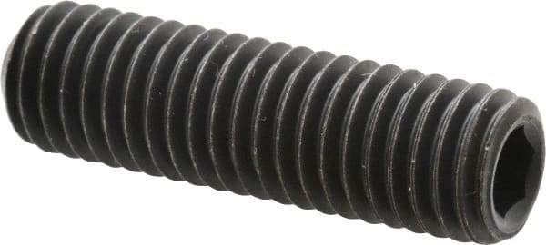 Value Collection - 1/2-13 UNC, 1-3/4" OAL, Cup Point Set Screw - Grade 8 Alloy Steel, 1/4" Key - Eagle Tool & Supply