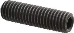 Value Collection - 1/2-13 UNC, 1-3/4" OAL, Cup Point Set Screw - Grade 8 Alloy Steel, 1/4" Key - Eagle Tool & Supply