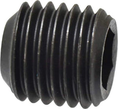Value Collection - 1-8 UNC, 1" OAL, Cup Point Set Screw - Grade 8 Alloy Steel, 9/16" Key - Eagle Tool & Supply
