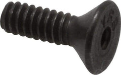 Value Collection - #4-40 UNC Hex Socket Drive, 82° Flat Screw - Alloy Steel, Black Oxide Finish, Fully Threaded, 3/8" OAL - Eagle Tool & Supply