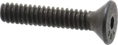 Value Collection - #4-40 UNC Hex Socket Drive, 82° Flat Screw - Alloy Steel, Black Oxide Finish, Fully Threaded, 5/8" OAL - Eagle Tool & Supply