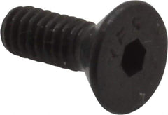 Value Collection - #5-40 UNC Hex Socket Drive, 82° Flat Screw - Alloy Steel, Black Oxide Finish, Fully Threaded, 3/8" OAL - Eagle Tool & Supply