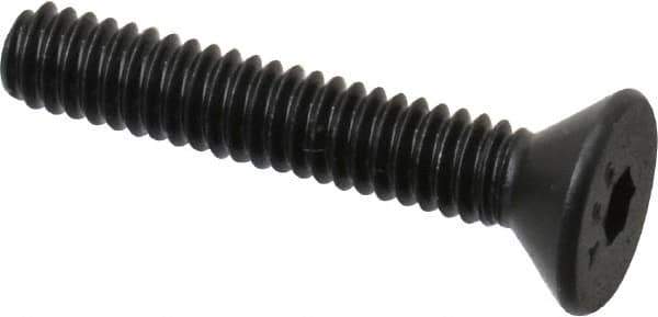 Value Collection - #5-40 UNC Hex Socket Drive, 82° Flat Screw - Alloy Steel, Black Oxide Finish, Fully Threaded, 3/4" OAL - Eagle Tool & Supply