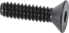 Value Collection - #10-24 UNC Hex Socket Drive, 82° Flat Screw - Alloy Steel, Black Oxide Finish, Fully Threaded, 3/4" OAL - Eagle Tool & Supply