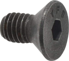 Value Collection - #10-32 UNF Hex Socket Drive, 82° Flat Screw - Alloy Steel, Black Oxide Finish, Fully Threaded, 3/8" OAL - Eagle Tool & Supply