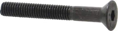 Value Collection - #10-32 UNF Hex Socket Drive, 82° Flat Screw - Alloy Steel, Black Oxide Finish, Partially Threaded, 1-1/2" OAL - Eagle Tool & Supply