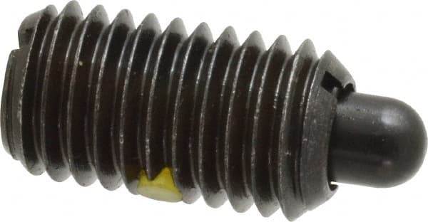 Gibraltar - 5/8-11, 1-1/8" Thread Length, 5/16" Plunger Projection, Steel Threaded Spring Plunger - Eagle Tool & Supply