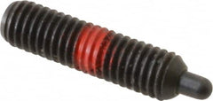 Gibraltar - 5/16-18, 5/8" Thread Length, 3/16" Plunger Projection, Steel Threaded Spring Plunger - Eagle Tool & Supply