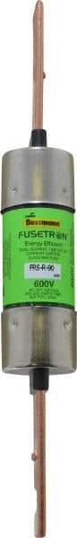 Cooper Bussmann - 300 VDC, 600 VAC, 90 Amp, Time Delay General Purpose Fuse - Fuse Holder Mount, 7-7/8" OAL, 20 at DC, 200 (RMS) kA Rating, 1-5/16" Diam - Eagle Tool & Supply