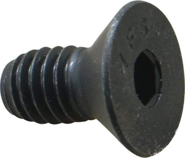 Value Collection - 5/16-18 UNC Hex Socket Drive, 82° Flat Screw - Alloy Steel, Black Oxide Finish, Fully Threaded, 5/8" OAL - Eagle Tool & Supply