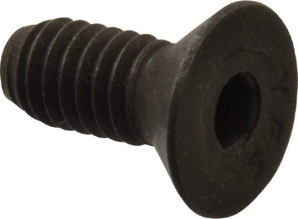 Value Collection - 5/16-18 UNC Hex Socket Drive, 82° Flat Screw - Alloy Steel, Black Oxide Finish, Fully Threaded, 3/4" OAL - Eagle Tool & Supply