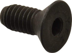 Value Collection - 5/16-18 UNC Hex Socket Drive, 82° Flat Screw - Alloy Steel, Black Oxide Finish, Fully Threaded, 3/4" OAL - Eagle Tool & Supply