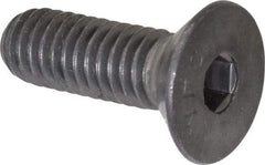 Value Collection - 5/16-18 UNC Hex Socket Drive, 82° Flat Screw - Alloy Steel, Black Oxide Finish, Fully Threaded, 1" OAL - Eagle Tool & Supply
