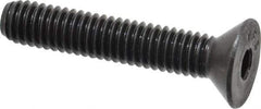 Value Collection - 5/16-18 UNC Hex Socket Drive, 82° Flat Screw - Alloy Steel, Black Oxide Finish, Fully Threaded, 1-3/4" OAL - Eagle Tool & Supply
