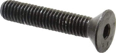 Value Collection - 3/8-16 UNC Hex Socket Drive, 82° Flat Screw - Alloy Steel, Black Oxide Finish, Fully Threaded, 2" OAL - Eagle Tool & Supply