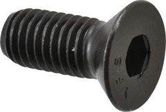 Value Collection - 1/2-13 UNC Hex Socket Drive, 82° Flat Screw - Alloy Steel, Black Oxide Finish, Fully Threaded, 1-1/4" OAL - Eagle Tool & Supply
