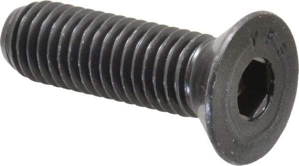 Value Collection - 1/2-13 UNC Hex Socket Drive, 82° Flat Screw - Alloy Steel, Black Oxide Finish, Fully Threaded, 1-3/4" OAL - Eagle Tool & Supply