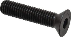 Value Collection - 1/2-13 UNC Hex Socket Drive, 82° Flat Screw - Alloy Steel, Black Oxide Finish, Fully Threaded, 2-1/4" OAL - Eagle Tool & Supply