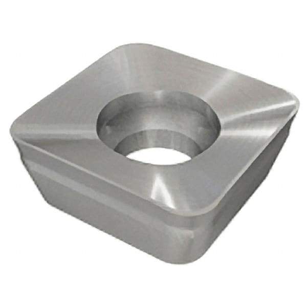 Iscar - QOMT060208 HQ Grade IC950 Carbide Milling Insert - TiAlN Finish, 0.1008" Thick, 0.2425" Inscribed Circle, 0.8mm Corner Radius - Eagle Tool & Supply
