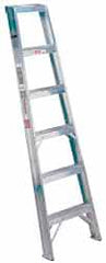 Made in USA - 10 Ft. High, Type IA Rating, Aluminum Shelf Ladder - Eagle Tool & Supply