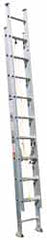 Made in USA - 36' High, Type I Rating, Aluminum Extension Ladder - Eagle Tool & Supply