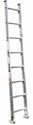 Made in USA - 14' High, Type IA Rating, Aluminum Extension Ladder - Eagle Tool & Supply