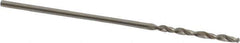 Accupro - #60 130° Cobalt Jobber Drill - Bright Finish, Right Hand Cut, Parabolic Flute, Straight Shank, 1-11/32" OAL, Split Point - Eagle Tool & Supply