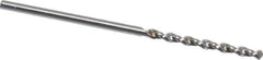 Accupro - 1.67mm 130° Cobalt Jobber Drill - Bright Finish, Right Hand Cut, Parabolic Flute, Straight Shank, 1-11/16" OAL, Split Point - Eagle Tool & Supply