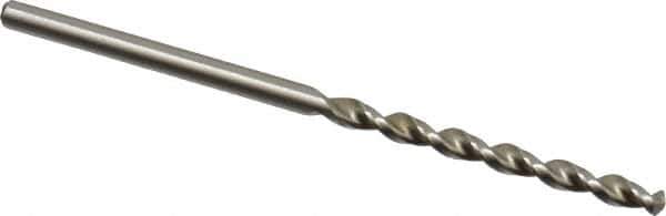 Accupro - 2.5mm 130° Cobalt Jobber Drill - Bright Finish, Right Hand Cut, Parabolic Flute, Straight Shank, 2-1/4" OAL, Split Point - Eagle Tool & Supply