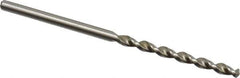 Accupro - 2.5mm 130° Cobalt Jobber Drill - Bright Finish, Right Hand Cut, Parabolic Flute, Straight Shank, 2-1/4" OAL, Split Point - Eagle Tool & Supply