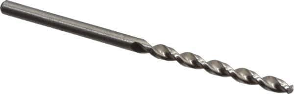 Accupro - #32 130° Cobalt Jobber Drill - Bright Finish, Right Hand Cut, Parabolic Flute, Straight Shank, 2-13/32" OAL, Split Point - Eagle Tool & Supply