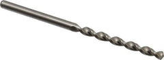 Accupro - 3.5mm 130° Cobalt Jobber Drill - Bright Finish, Right Hand Cut, Parabolic Flute, Straight Shank, 2-3/4" OAL, Split Point - Eagle Tool & Supply