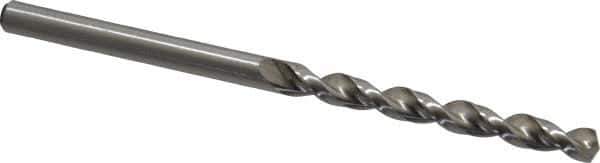 Accupro - #20 130° Cobalt Jobber Drill - Bright Finish, Right Hand Cut, Parabolic Flute, Straight Shank, 2-15/16" OAL, Split Point - Eagle Tool & Supply
