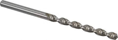 Accupro - 3/16" 130° Cobalt Jobber Drill - Bright Finish, Right Hand Cut, Parabolic Flute, Straight Shank, 3-3/8" OAL, Split Point - Eagle Tool & Supply