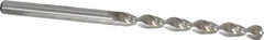 Accupro - #12 130° Cobalt Jobber Drill - Bright Finish, Right Hand Cut, Parabolic Flute, Straight Shank, 3-3/8" OAL, Split Point - Eagle Tool & Supply