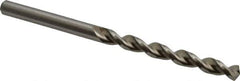 Accupro - Letter D 130° Cobalt Jobber Drill - Bright Finish, Right Hand Cut, Parabolic Flute, Straight Shank, 3-31/32" OAL, Split Point - Eagle Tool & Supply