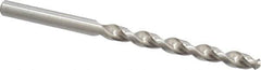Accupro - Letter H 130° Cobalt Jobber Drill - Bright Finish, Right Hand Cut, Parabolic Flute, Straight Shank, 4-9/32" OAL, Split Point - Eagle Tool & Supply