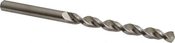 Accupro - 6.8mm 130° Cobalt Jobber Drill - Bright Finish, Right Hand Cut, Parabolic Flute, Straight Shank, 4-19/64" OAL, Split Point - Eagle Tool & Supply