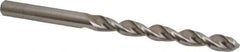 Accupro - 7.9mm 130° Cobalt Jobber Drill - Bright Finish, Right Hand Cut, Parabolic Flute, Straight Shank, 4-39/64" OAL, Split Point - Eagle Tool & Supply